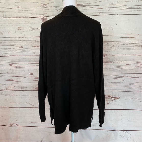 RDI Deep V-Neck Tunic Knit Split Hem Sweater NWT - Picture 5 of 10